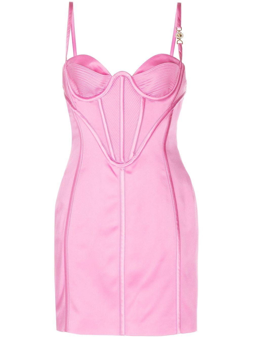 Medusa corset mini dress - Pink