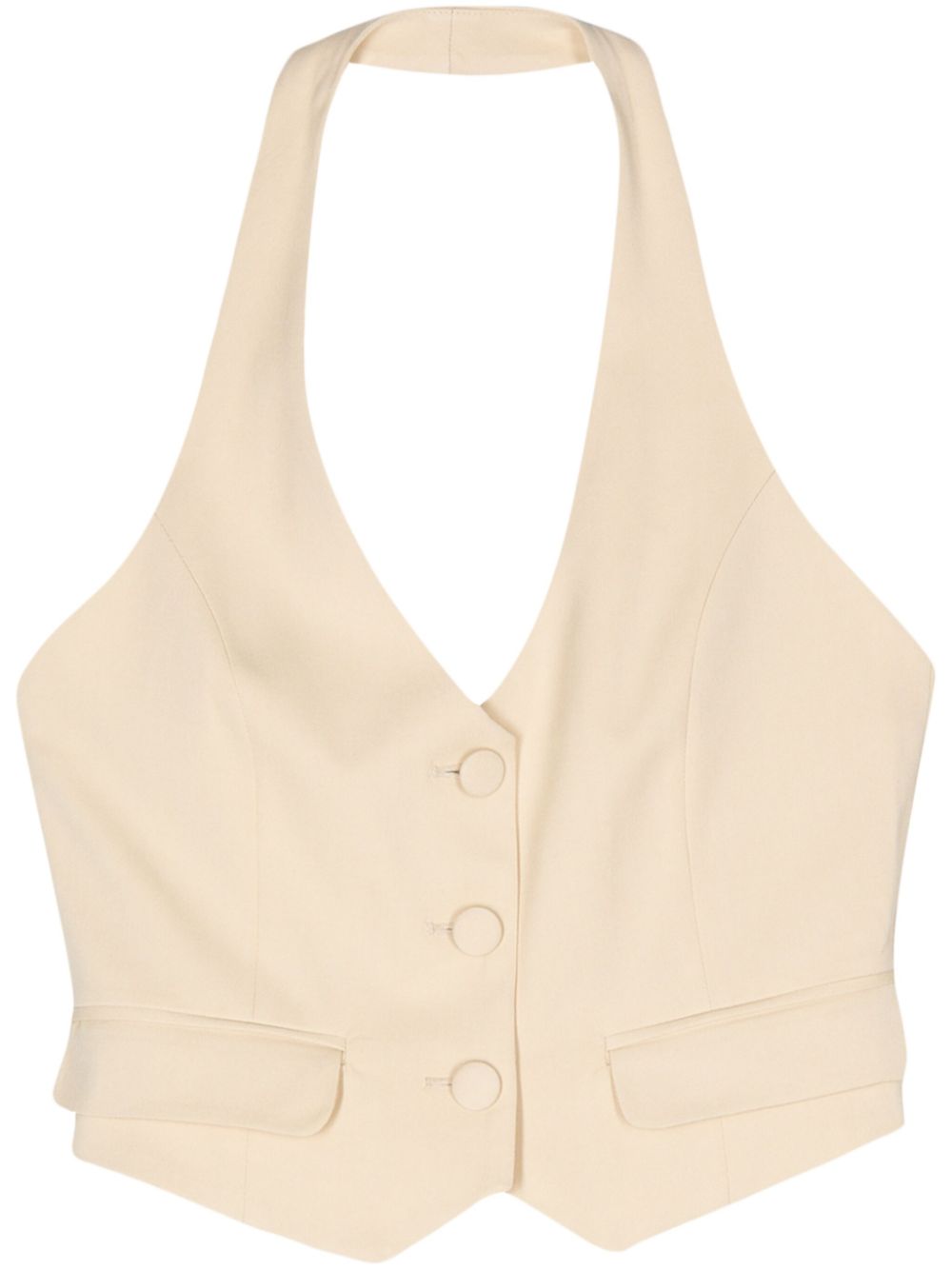 Good halterneck waistcoat - Neutrals