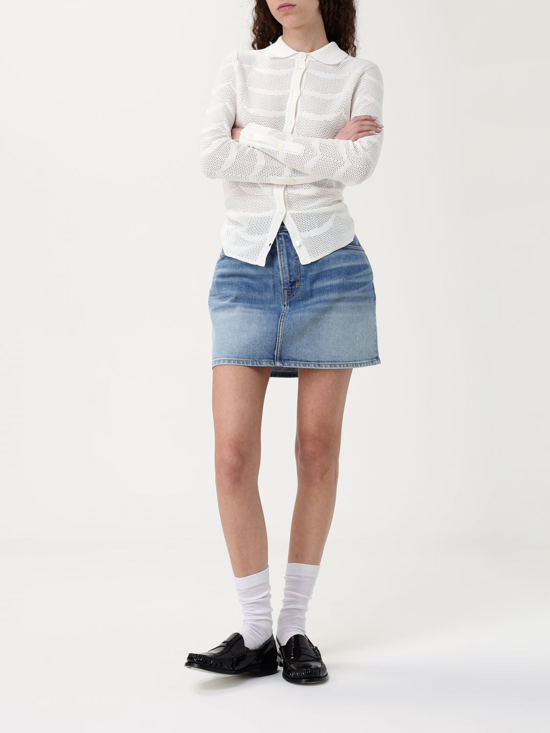 Skirt TOM FORD Woman color White