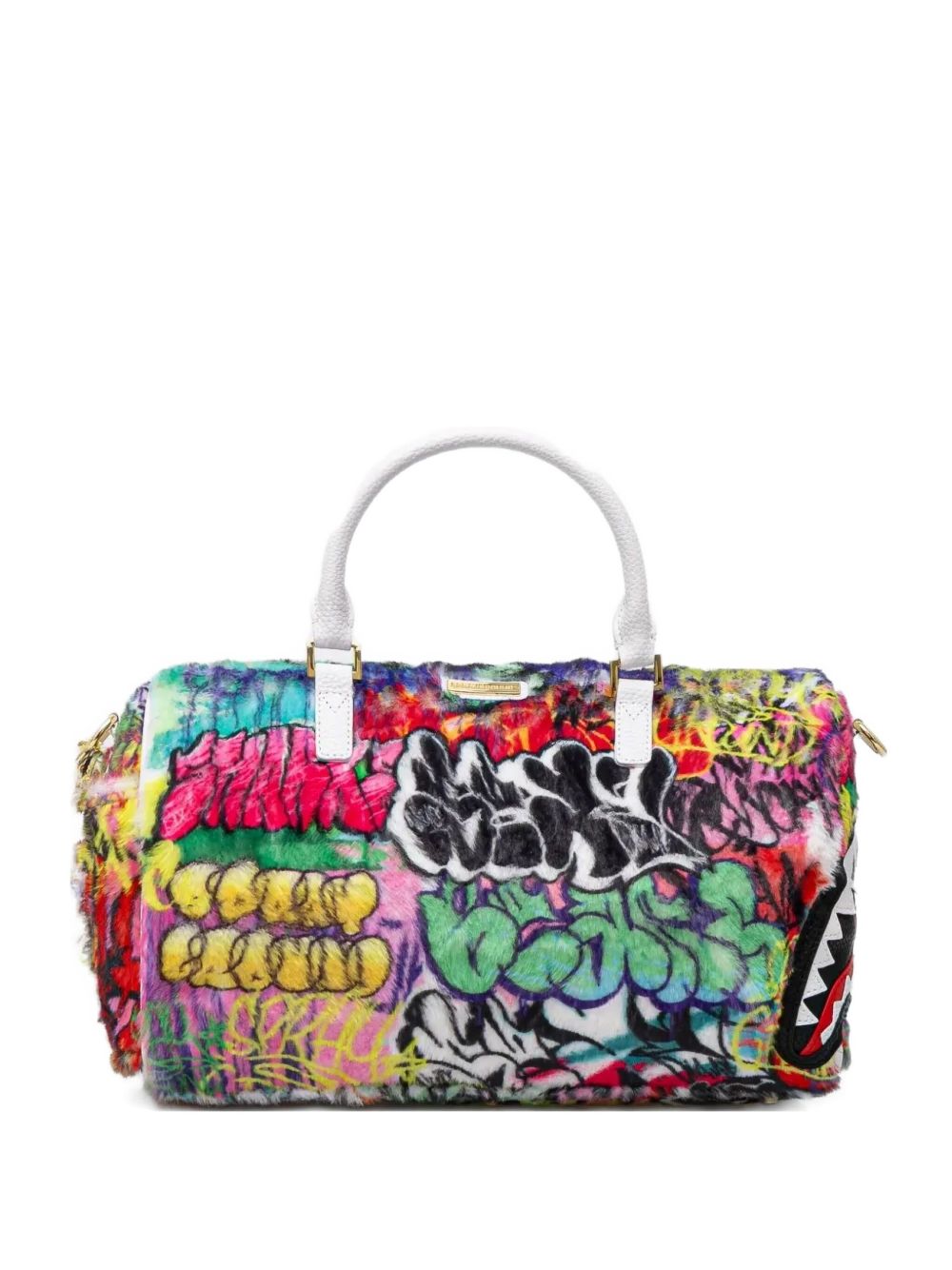 Le Monde Des Grafittis travel bag - Blue