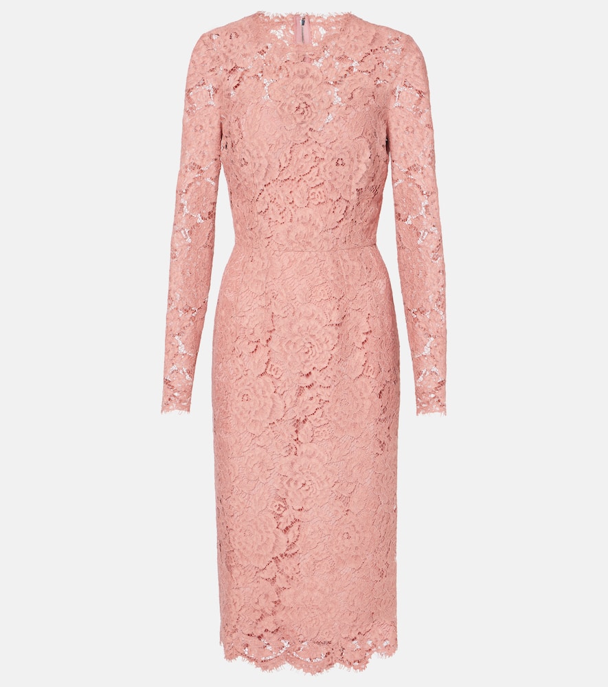 Lace midi dress
