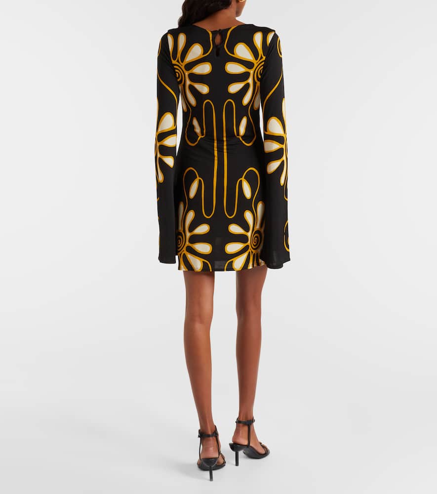 Maisha printed jersey minidress