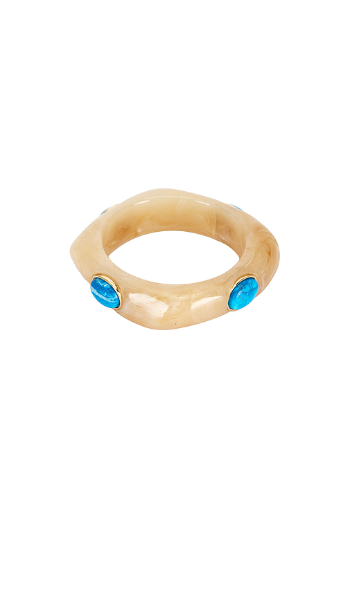 LELET NY Rio Cuff Bracelet in Turquoise. a