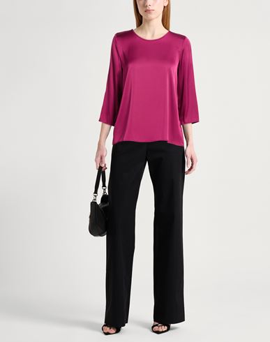 Woman Top Garnet Size S Polyester, Elastane