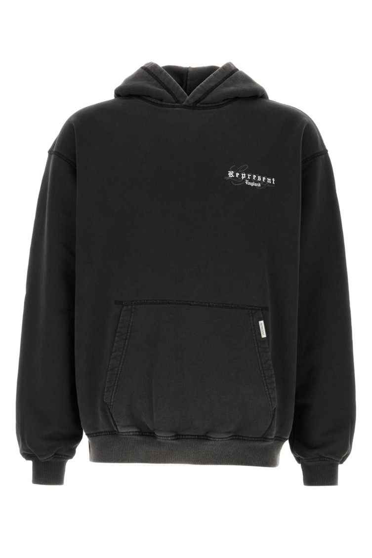 Black Cotton Oversize England Legacy Sweatshirt