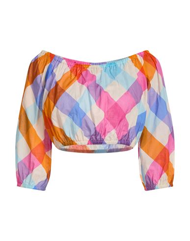 Woman Top Fuchsia Size 4 Cotton