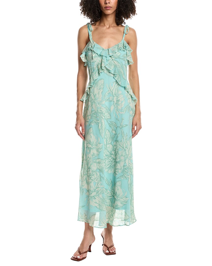 Sleeveless Floral Printed Maxi Dress