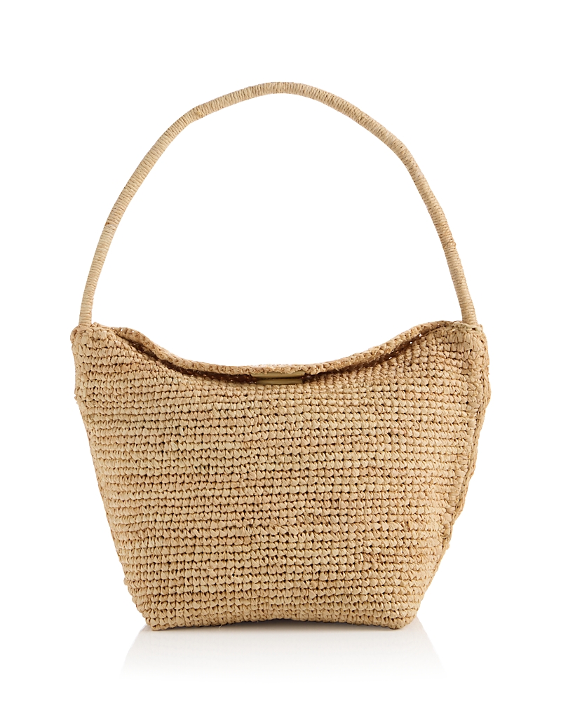 The Signature Woven Raffia Shoulder Bag