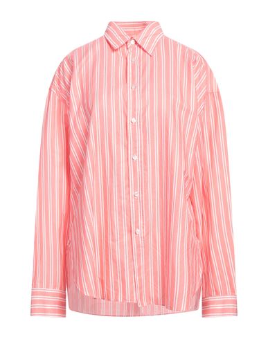 Finamore 1925 Woman Shirt Salmon pink Size 6 Cotton