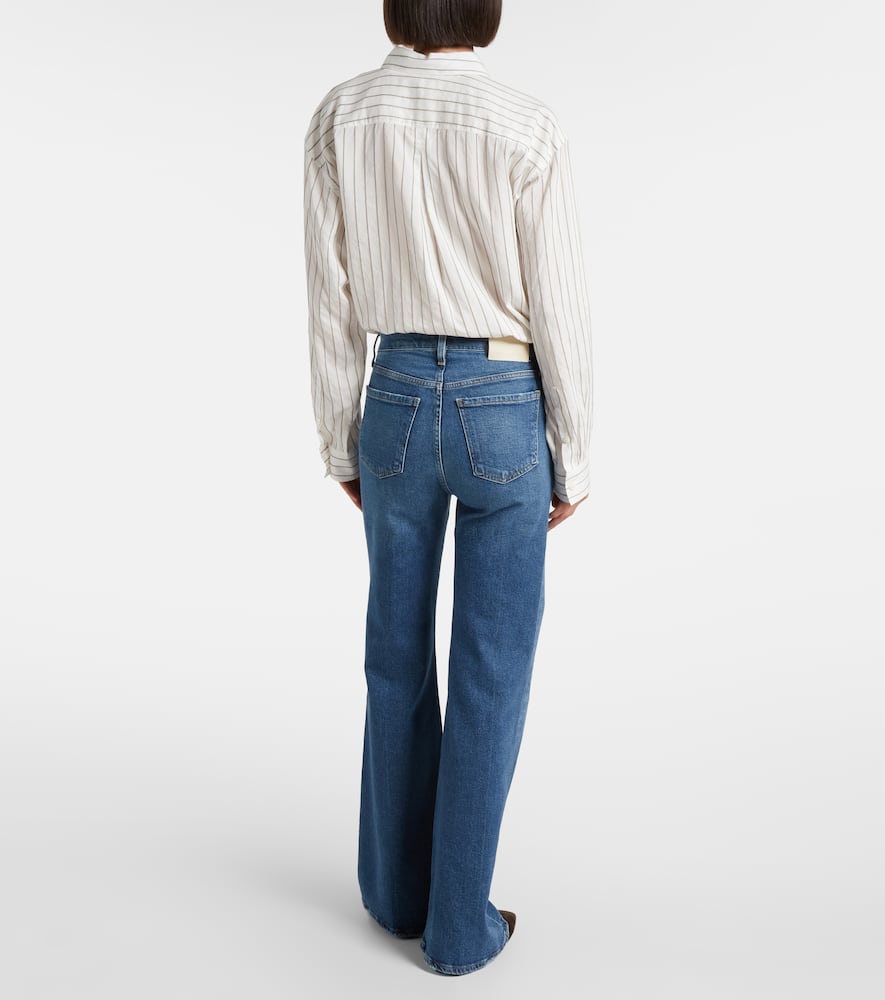 Kimberly 70s mid-rise flared jeans