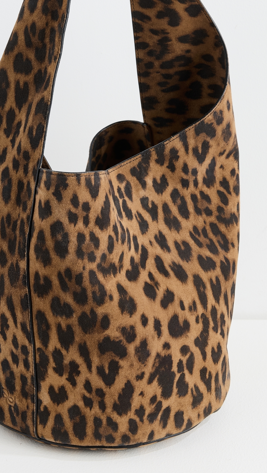 Reformation Medium Silvana Bag LEOPARD SUEDE One Size