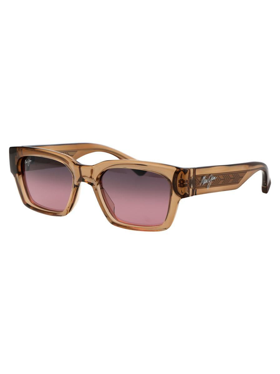Sunglasses in 01 Rose Kenui Shiny Trans Light Pink