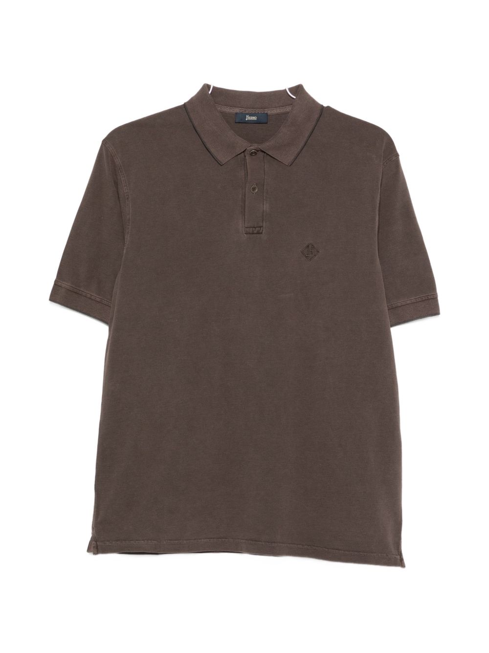 Logo cotton polo shirt