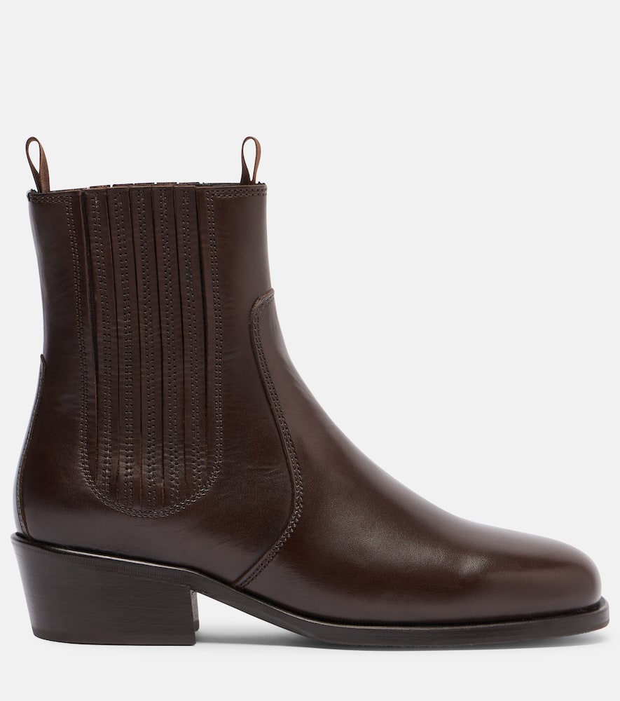 Leather Chelsea boots
