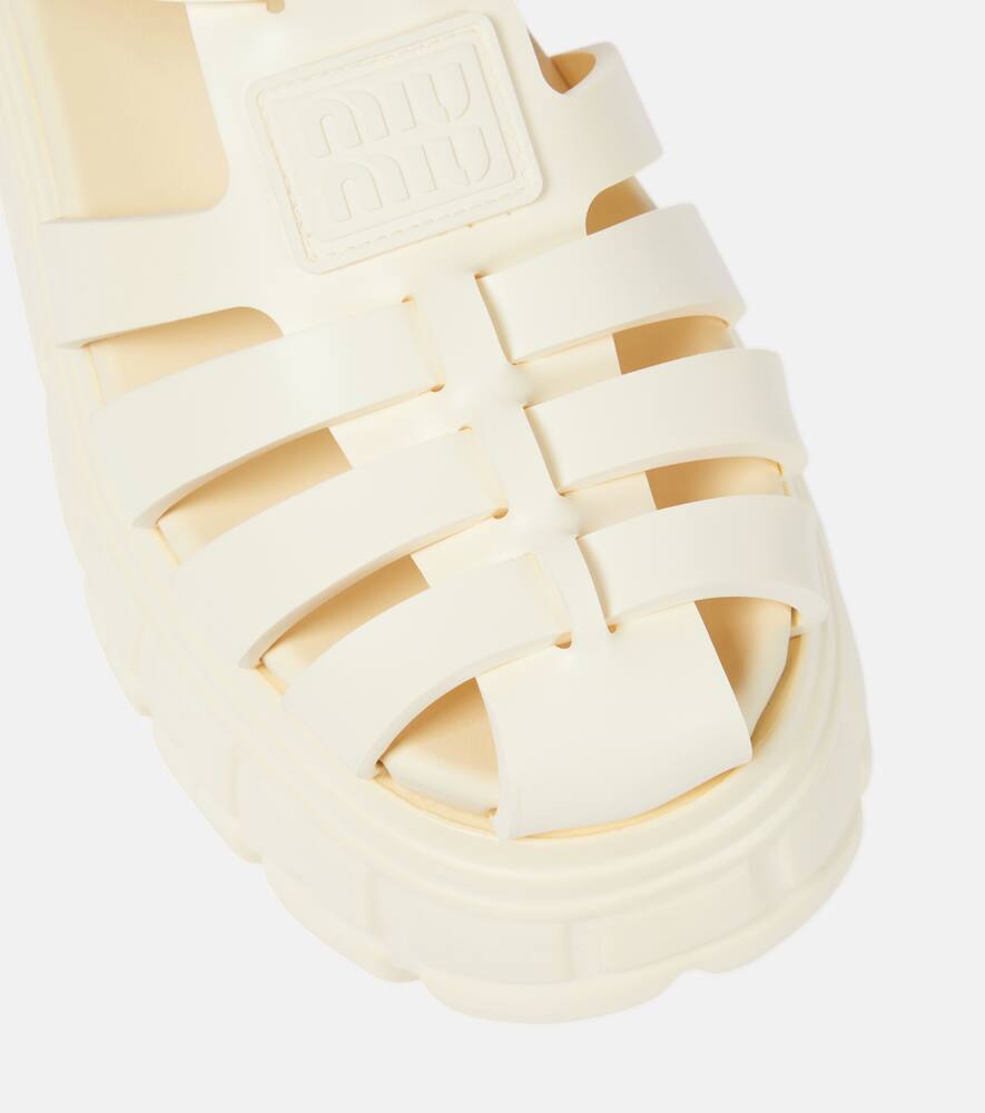 Miu Miu Fisherman platform sandals