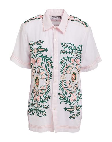 Paul & Joe Woman Shirt Pink Size XS Cotton