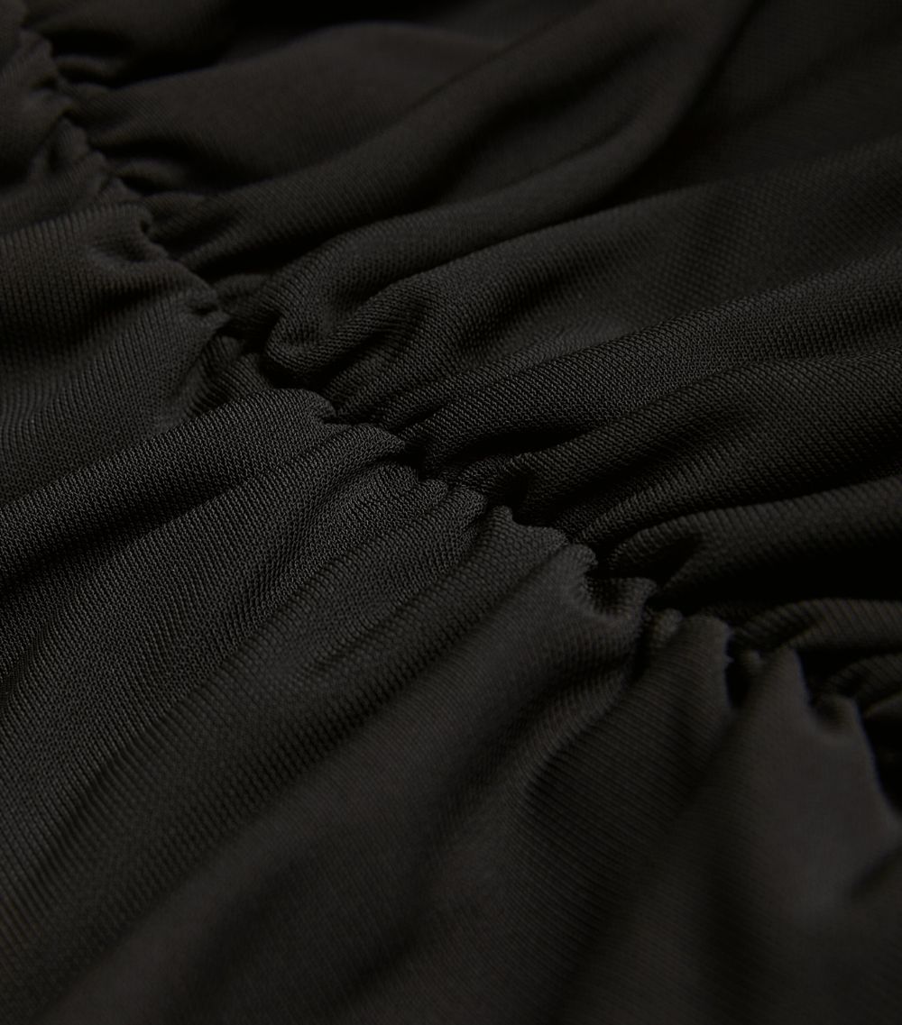 Vb Asymmetric Midi Dress