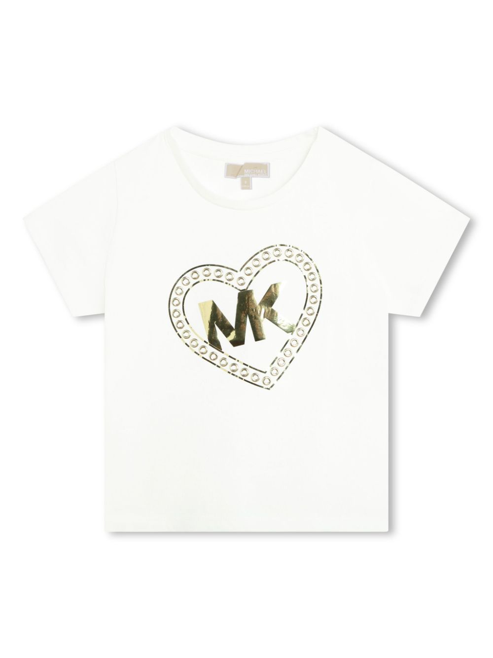 Heart logo-print T-shirt - White