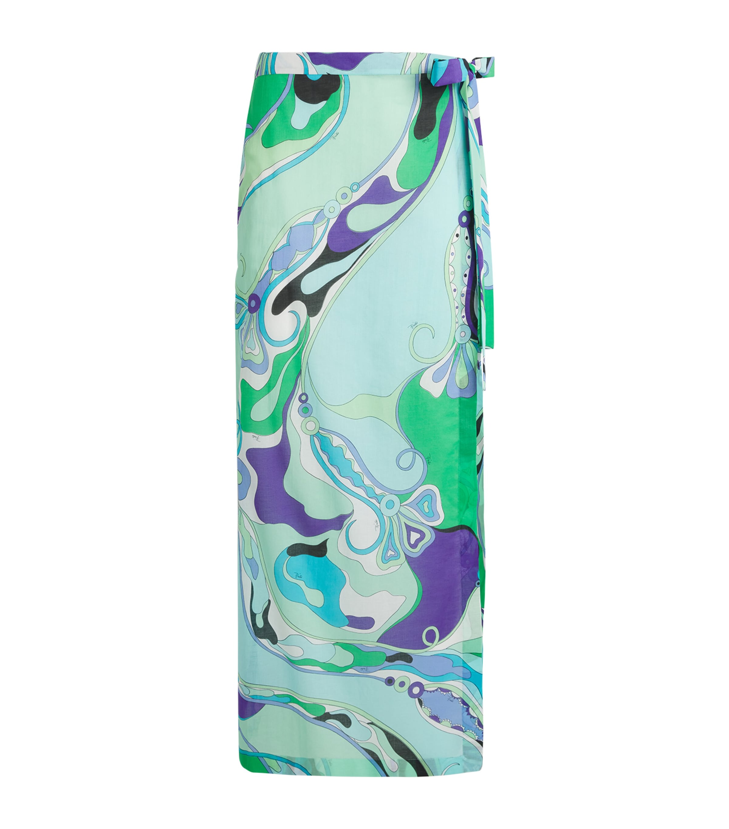Pucci Cotton Tie-Side Pareo