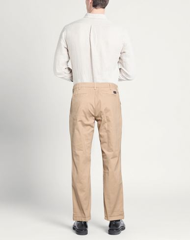 Man Pants Khaki Size 32 Cotton, Elastane