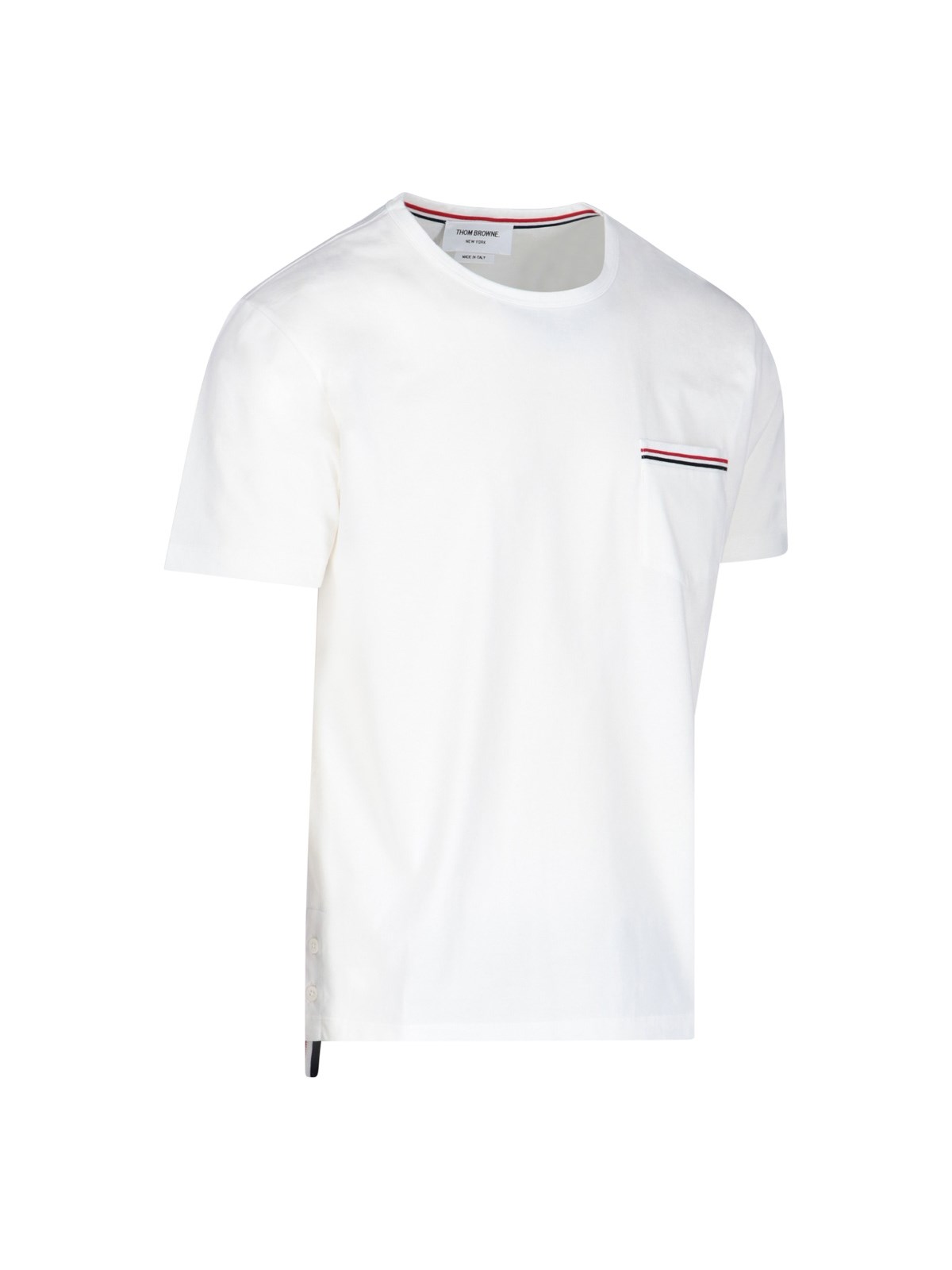 Thom Browne Tricolor Pocket T-Shirt