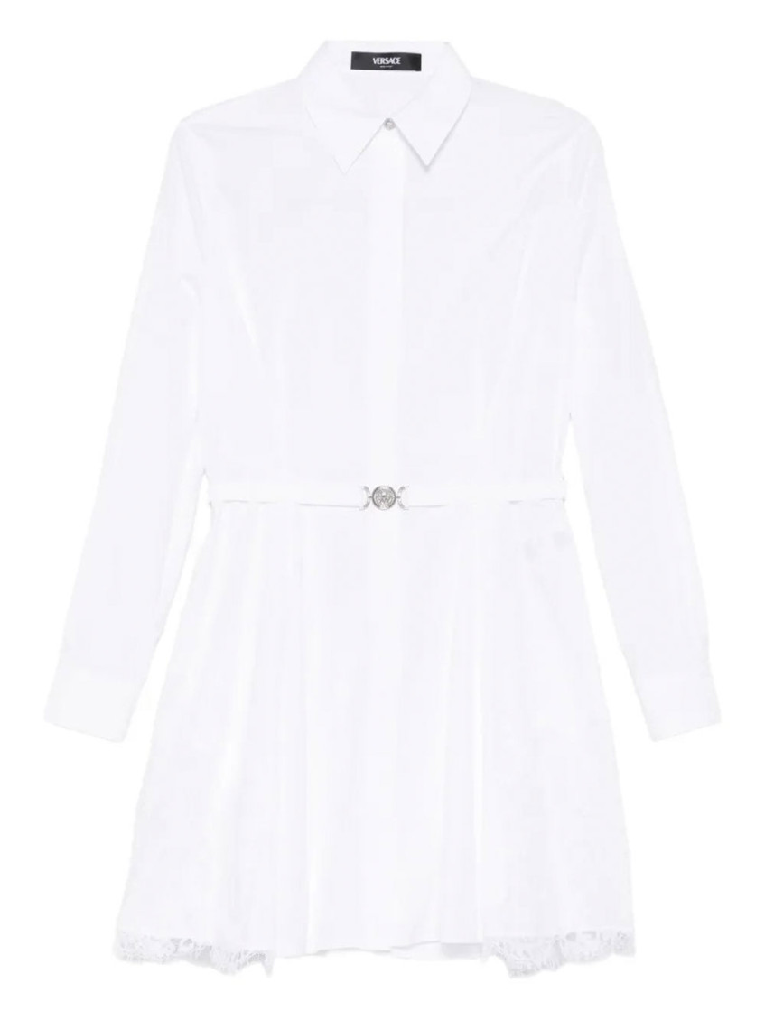 Belted Cotton Shirt Dress