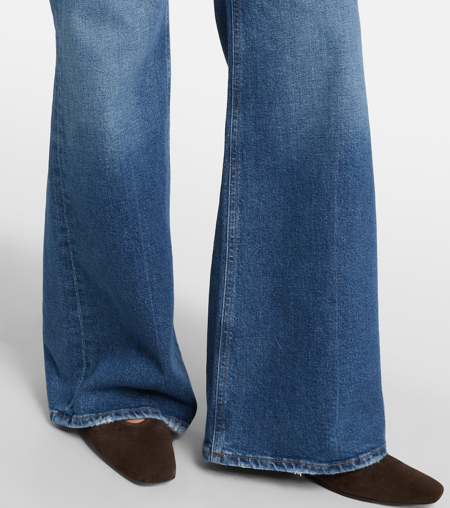 Kimberly 70s mid-rise flared jeans