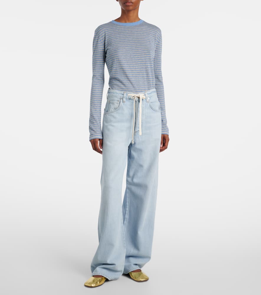 Brynn low-rise wide-leg jeans