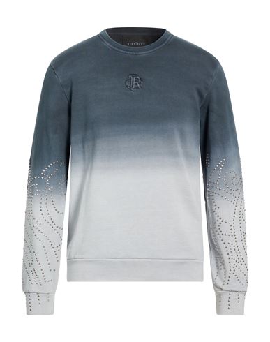Man Sweatshirt Grey Size XL Cotton