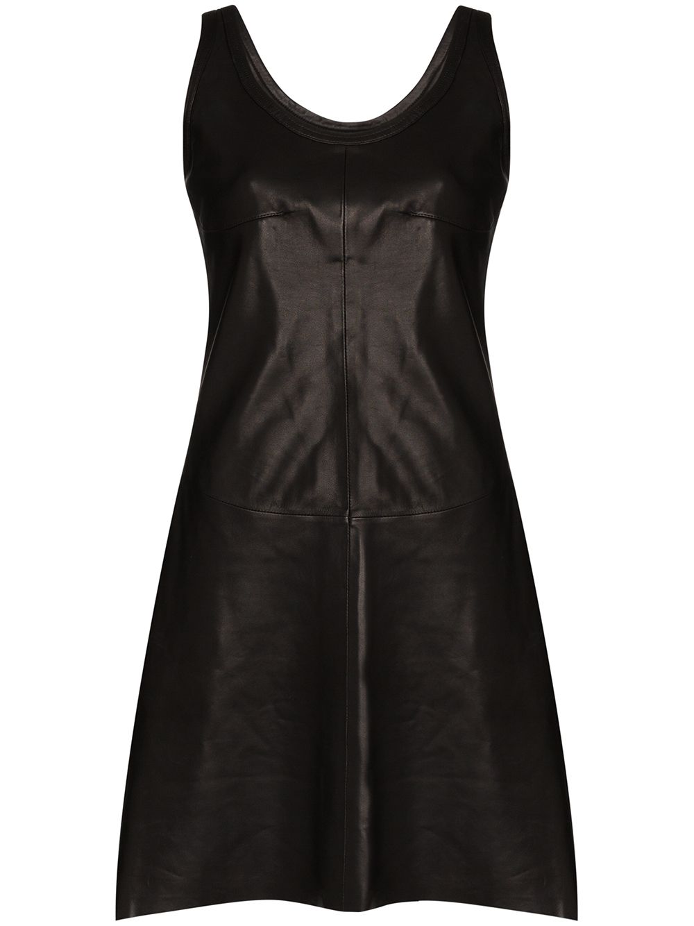 Sleeveless mini dress - Black