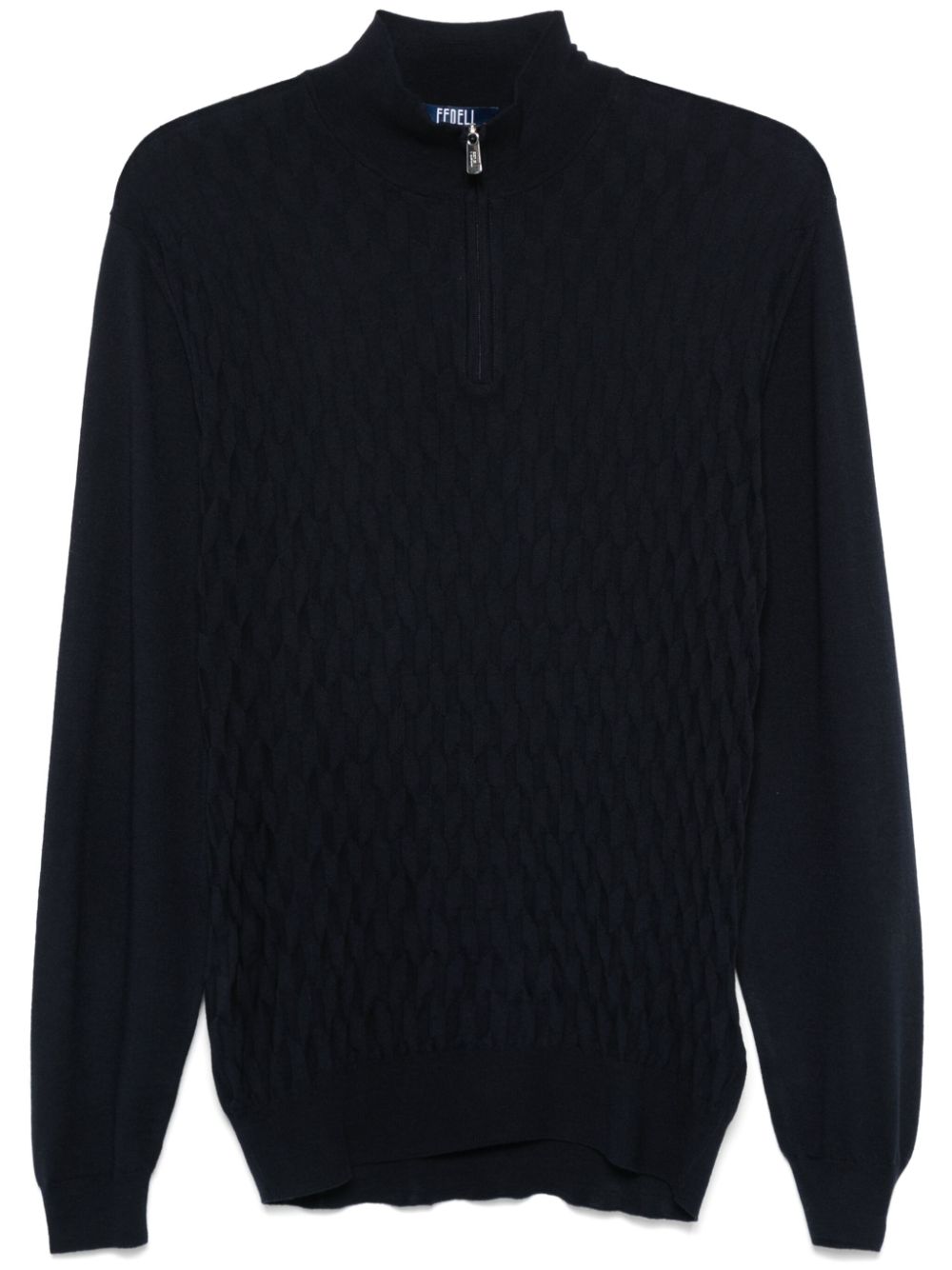 Virgin-wool pullover - Blue