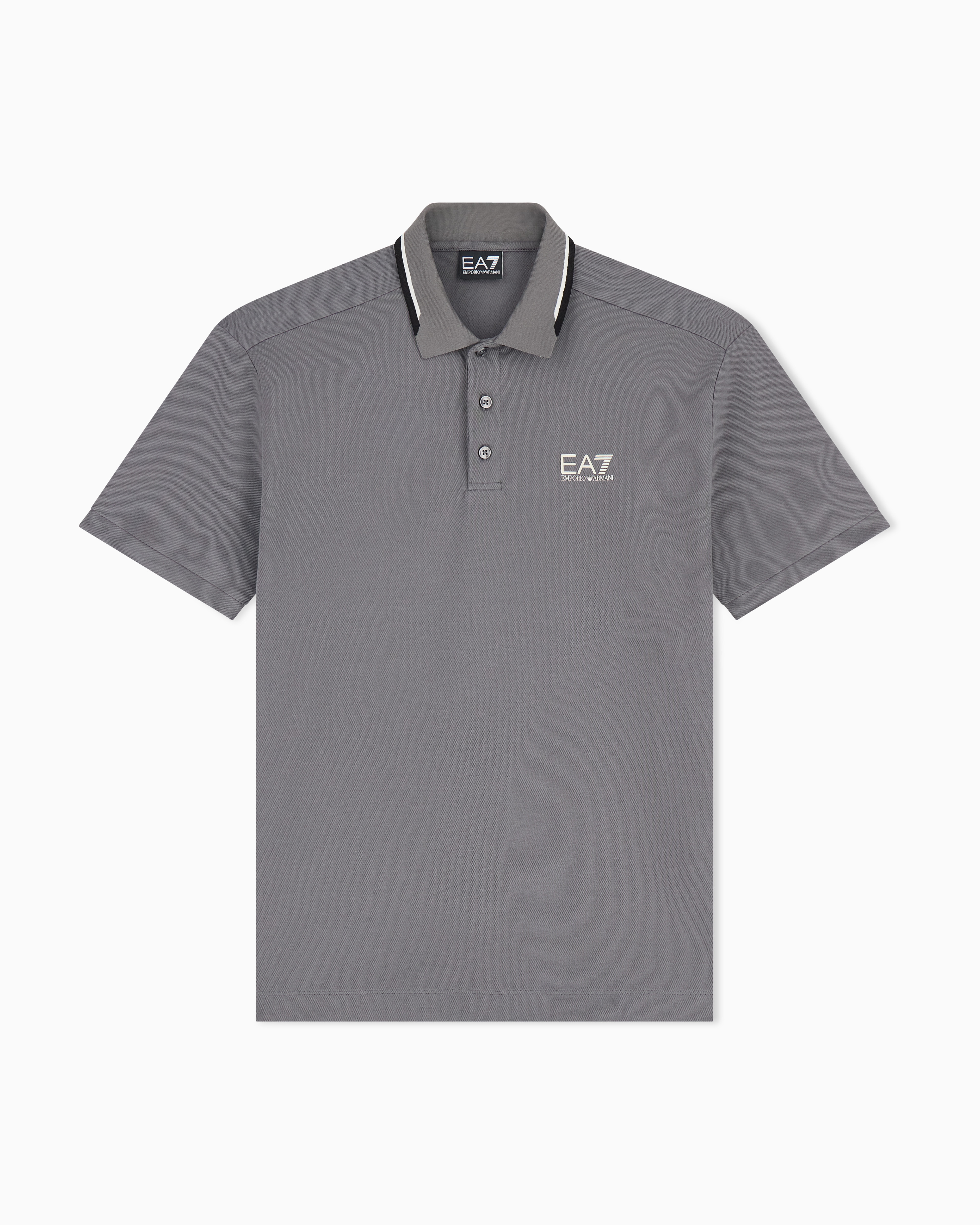 Summer Block stretch cotton polo shirt