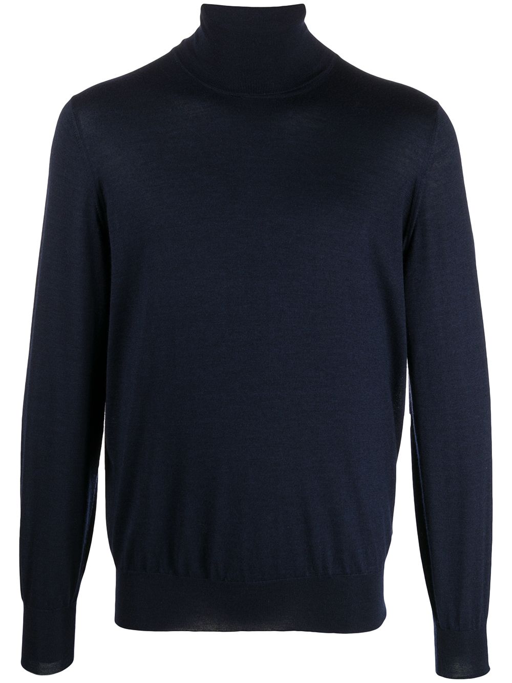 Roll-neck jumper - Blue
