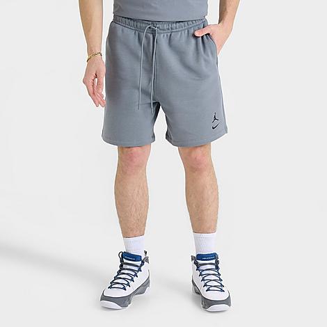 Men's Brooklyn Varsity Fleece Shorts in Cool Grey/Black