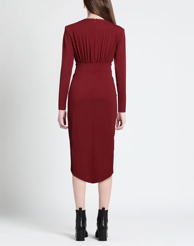 Woman Midi dress Brick red