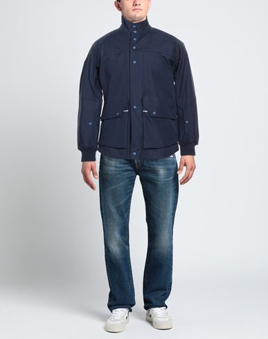 Man Jacket Midnight blue Size XS Cotton, Nylon
