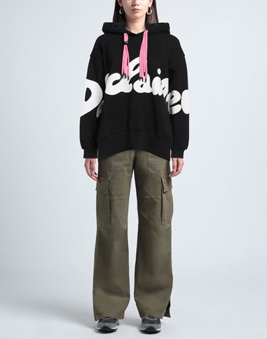 Disclaimer Woman Sweatshirt Black Size S Cotton