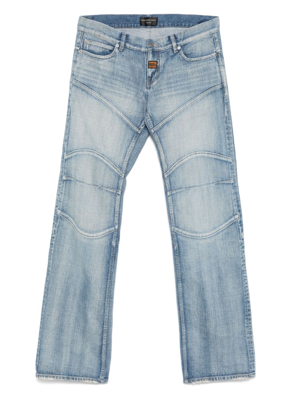 Balenciaga seam-detail jeans - Blue