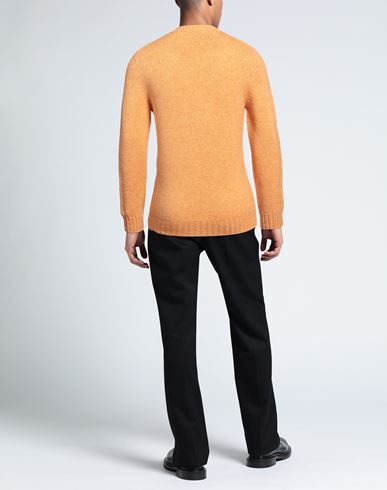Man Sweater Apricot Size M Merino Wool