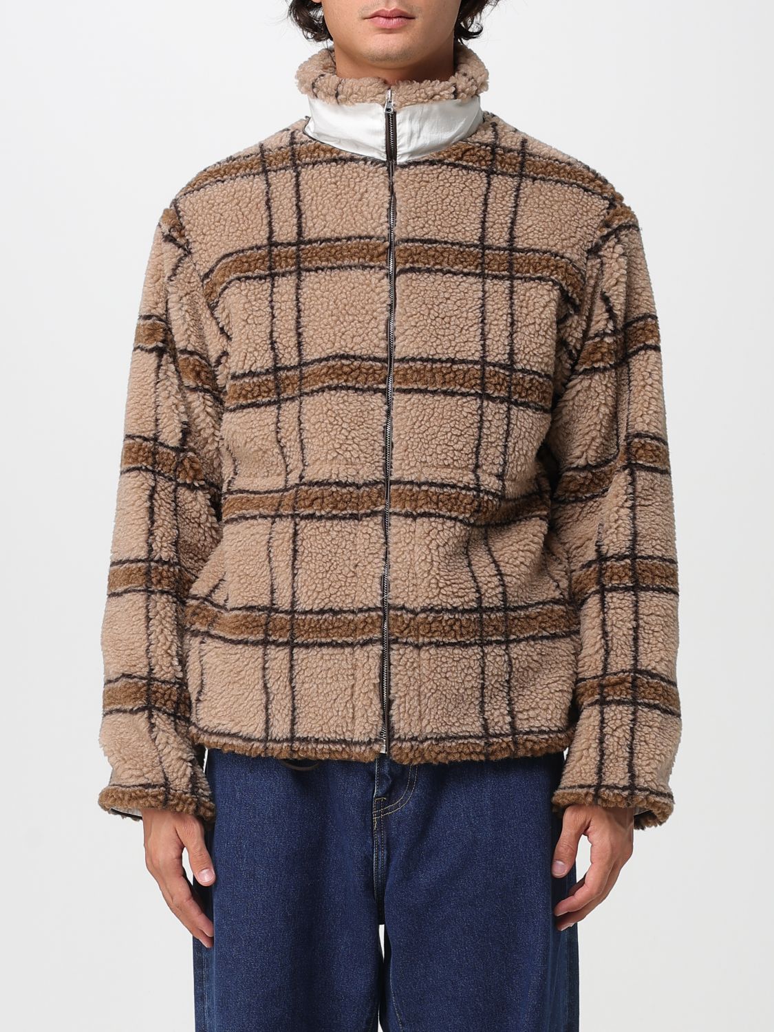 Jacket Men color Green