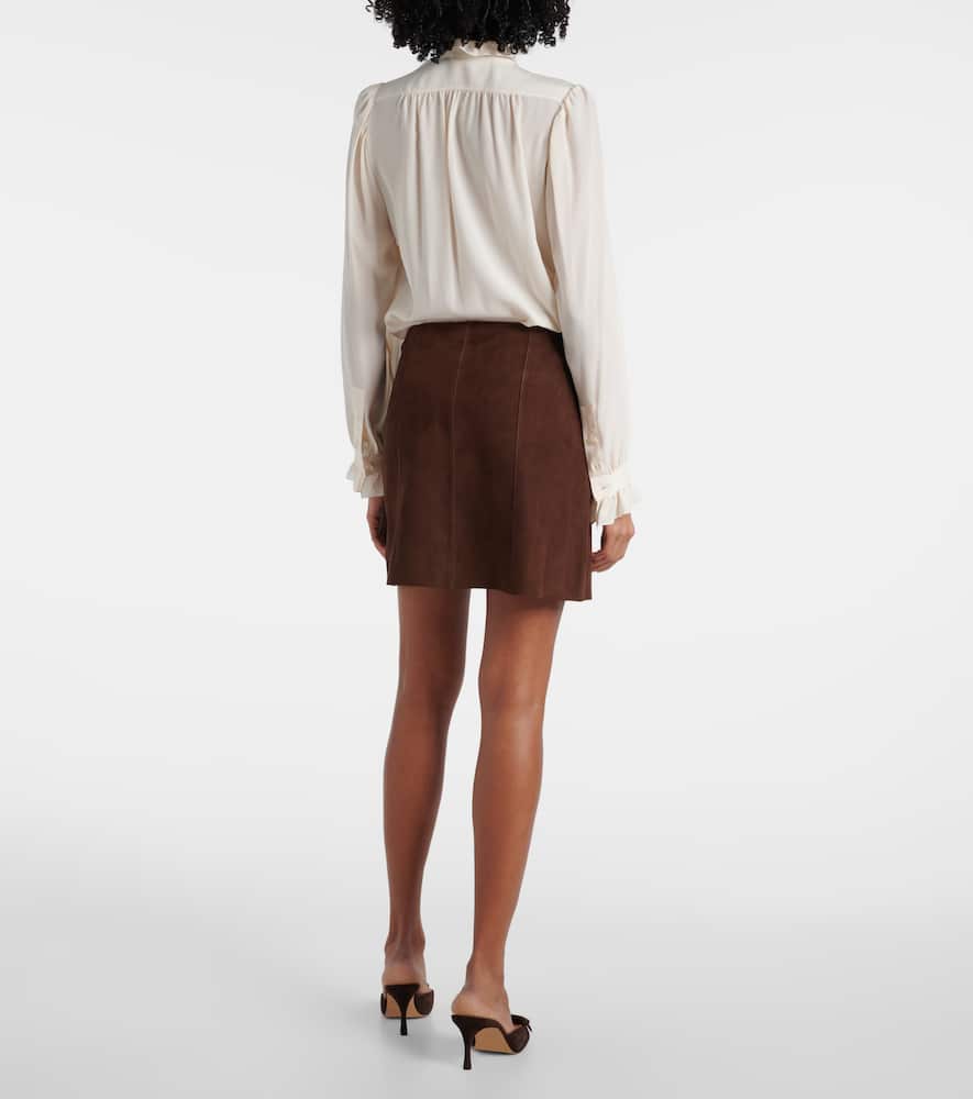 Wiley suede miniskirt