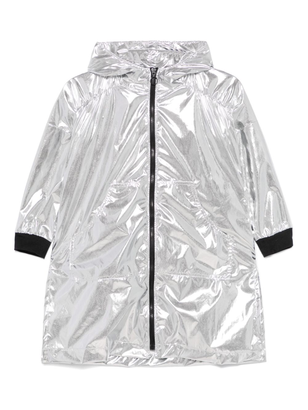 Metallic-effect coat - Silver