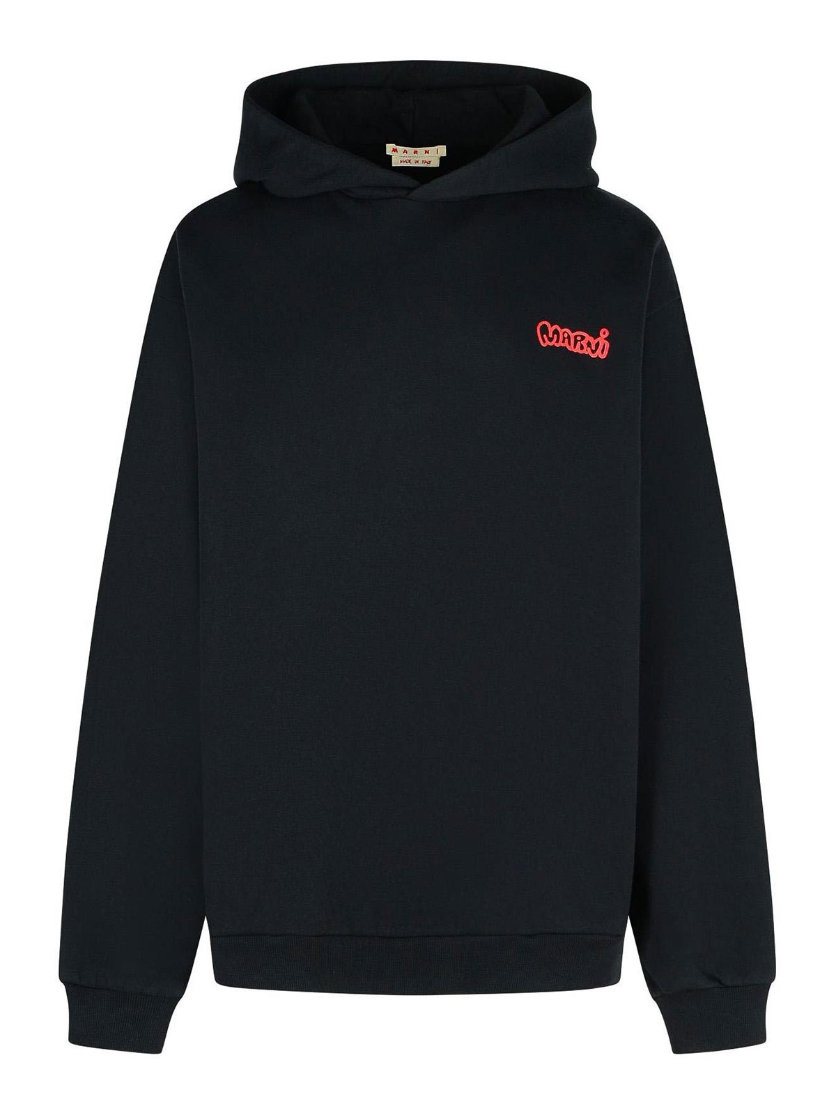 Black Cotton Sweatshirt