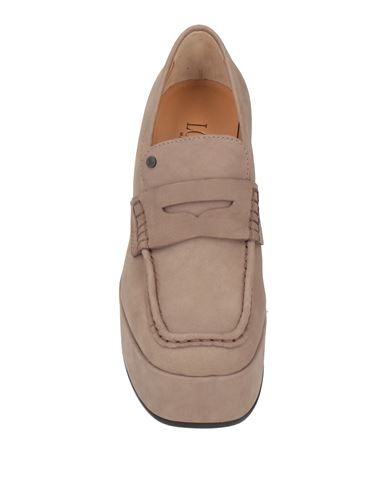 Woman Loafers Grey Size 10 Leather