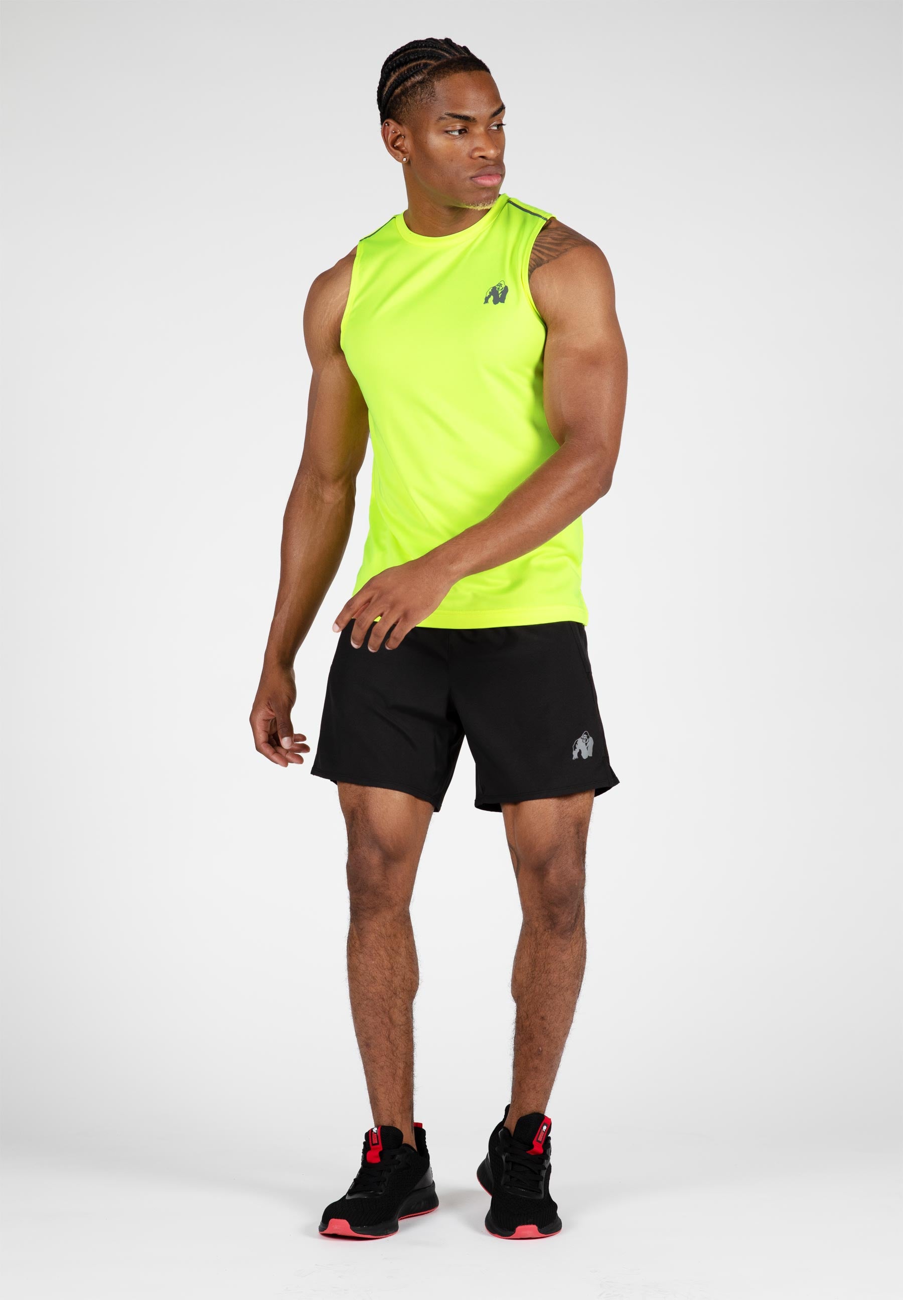Washington Tank Top - Neon Yellow