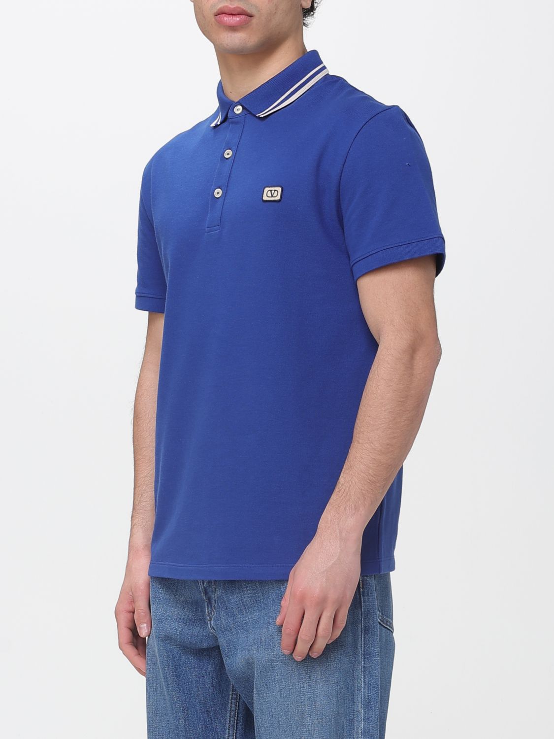Polo Shirt Men color Blue
