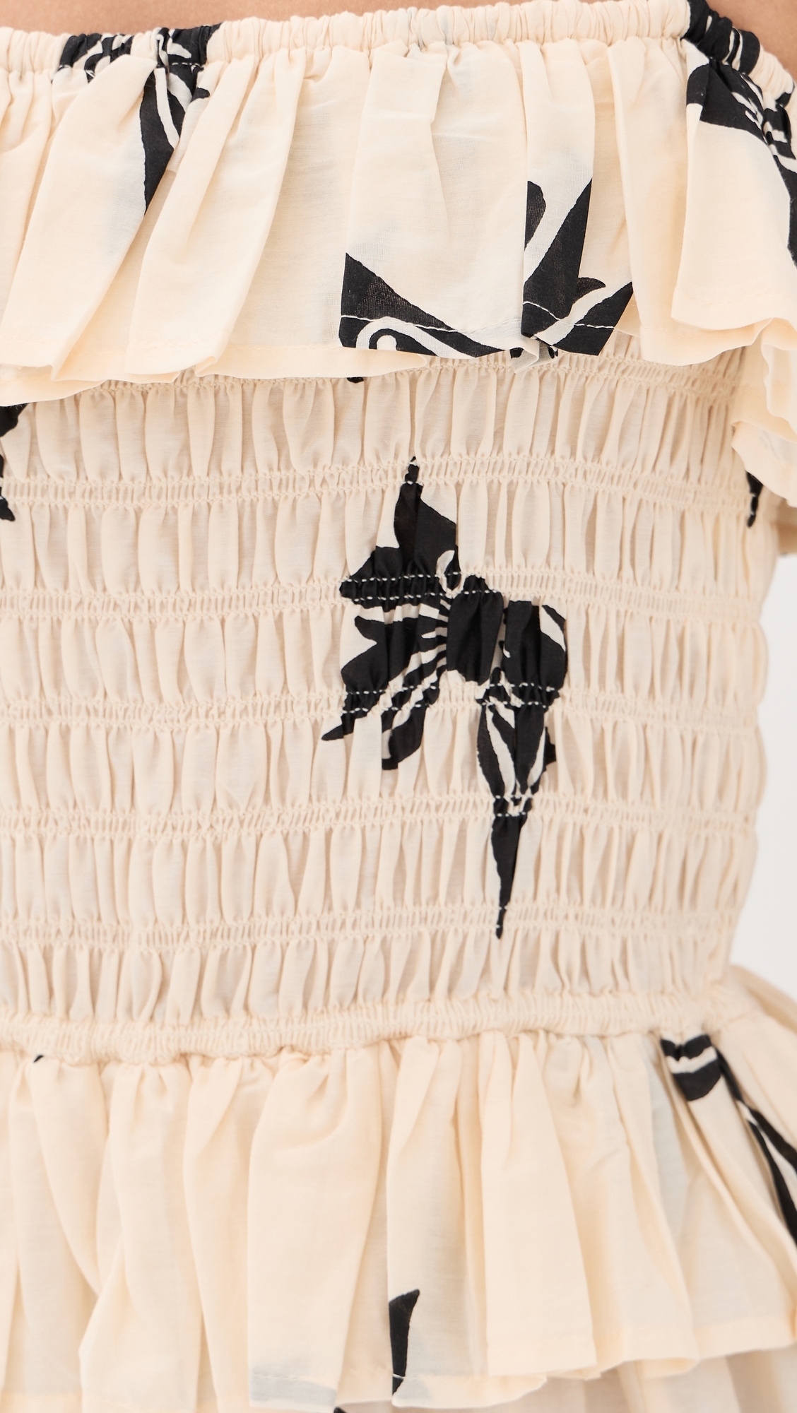 Vera Black Tie Jumpsuit Off-White
