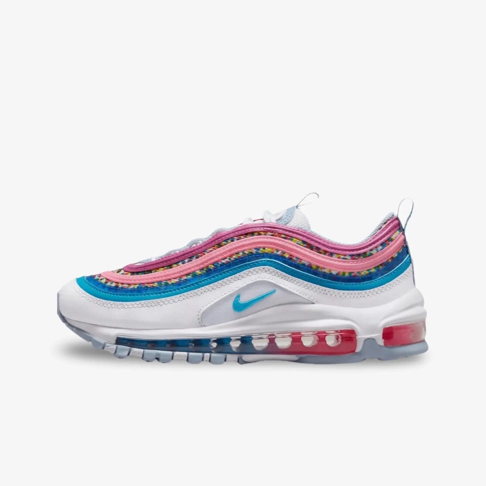 Air Max 97 DV7550-100 GS Sneaker Kids Bright Colors Lifestyle Shoes NR9602
