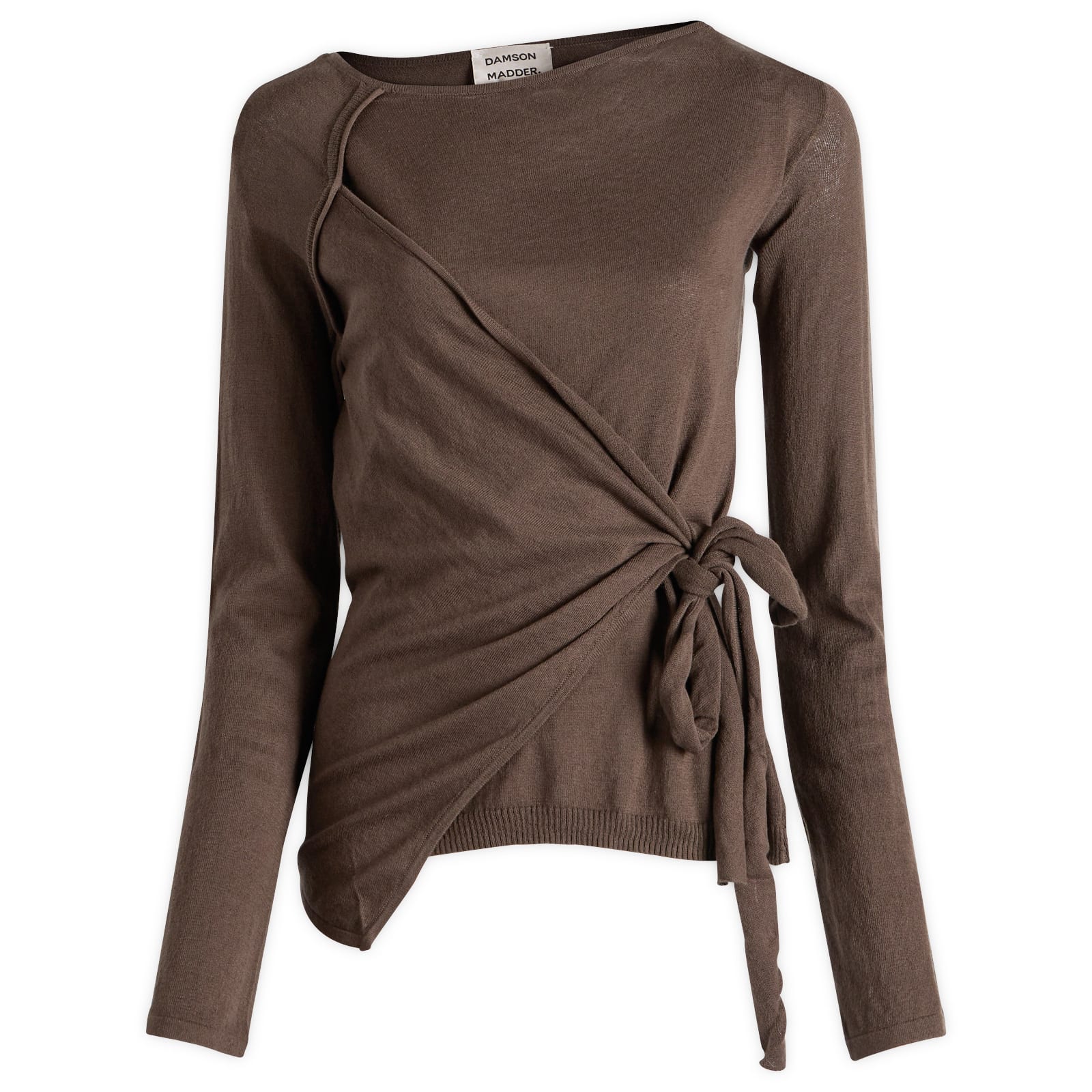 Women's Hannie Sheer Tie Jumper Khaki