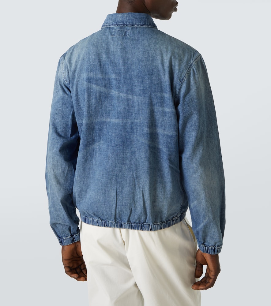 Denim bomber jacket